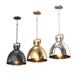 MACHINIST METAL CLOCHE PENDANT